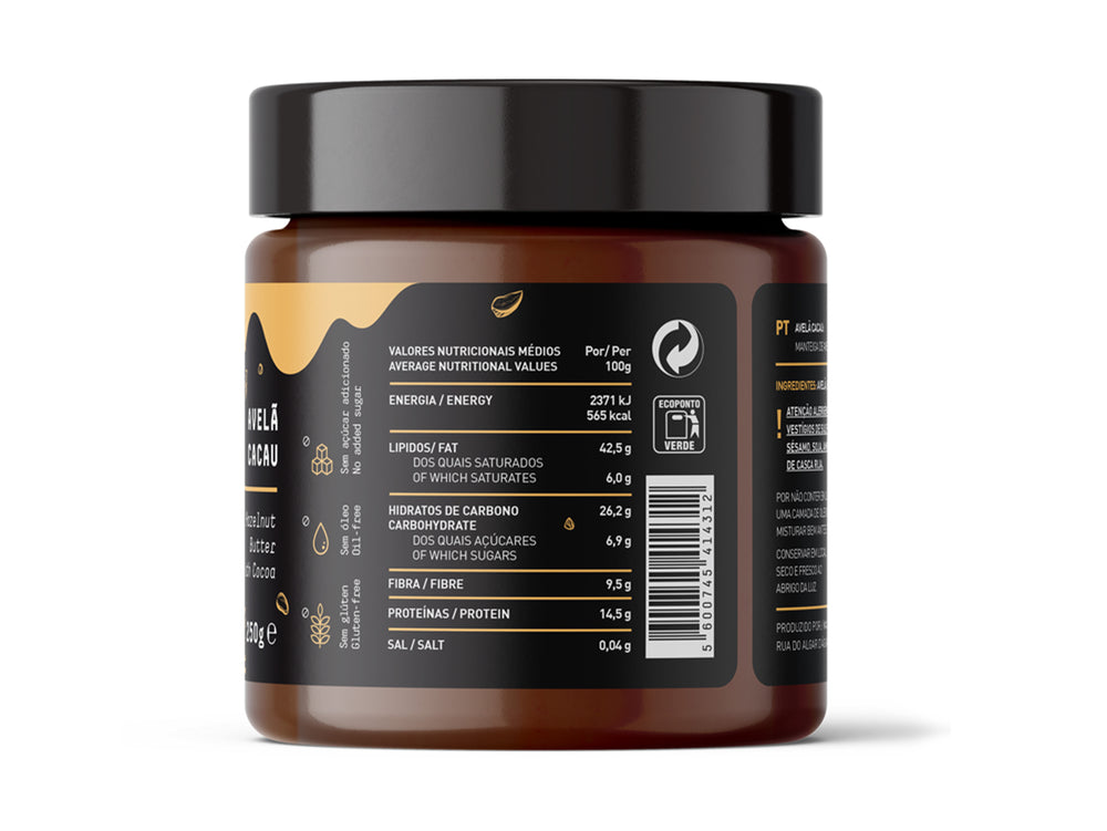 
                  
                    Hazelnut and Cocoa Butter 250g
                  
                