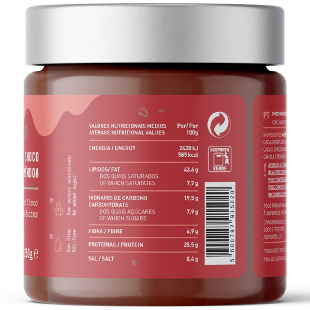 
                  
                    Manteiga de Amêndoa com Chocolate Negro 250g
                  
                