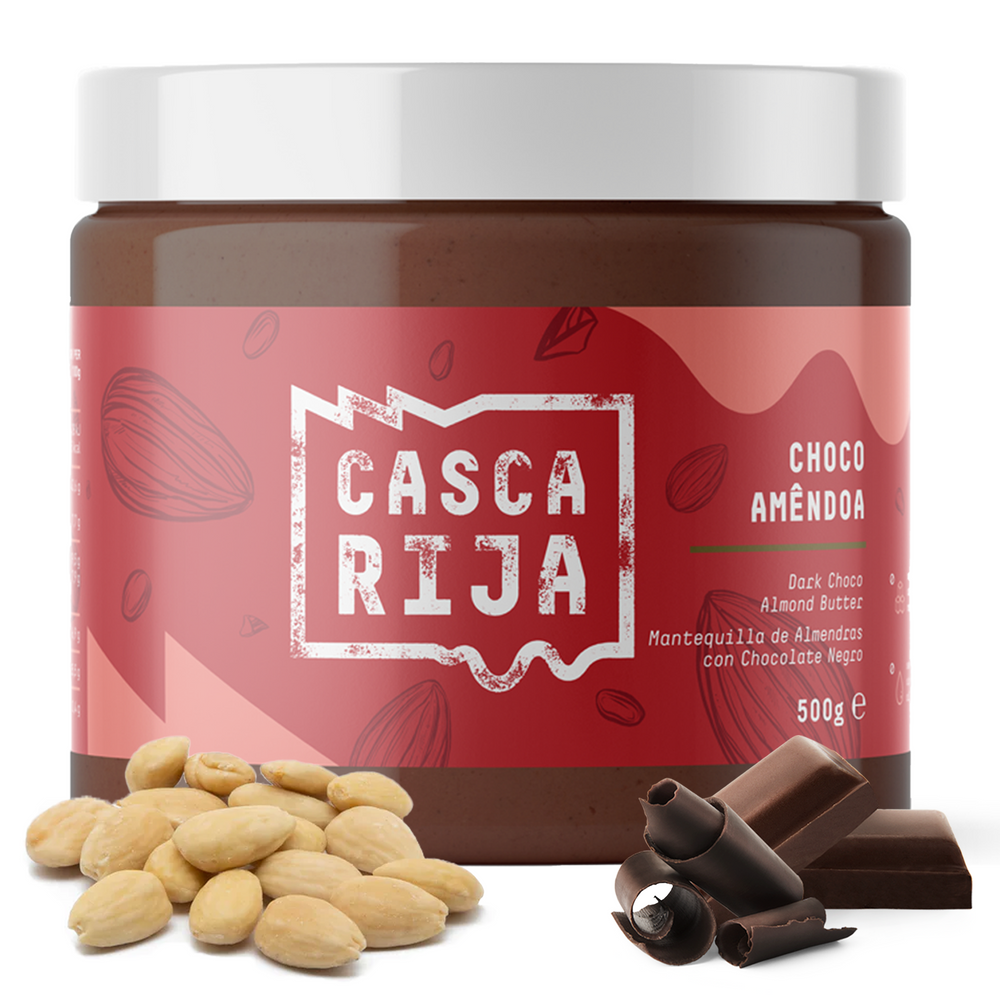 Manteiga de Amêndoa com Chocolate Negro 500 g