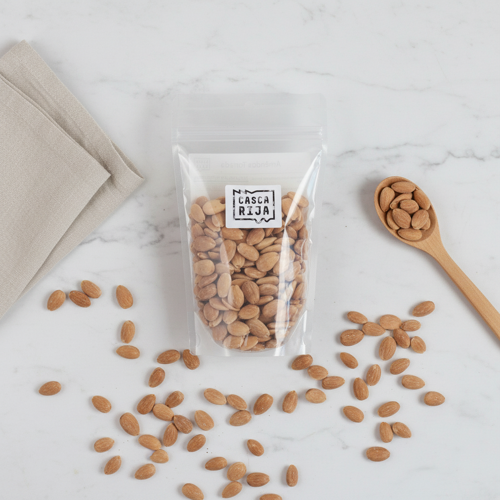 Amêndoa Torrada 250 g - Casca Rija