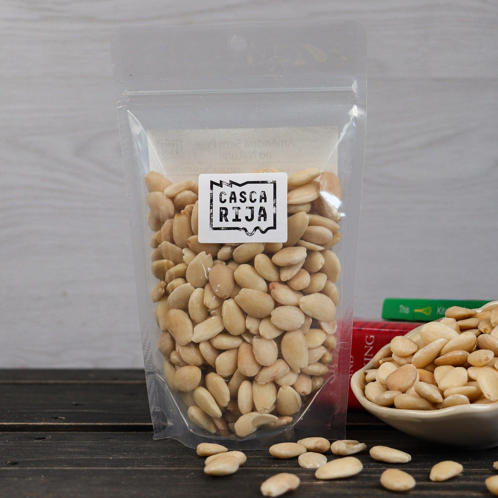 Amêndoa Sem Pele ao Natural 500 g - Casca Rija