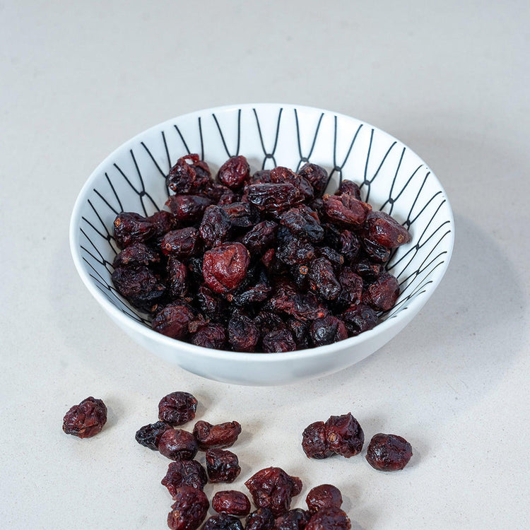 Getrocknete rote Cranberries