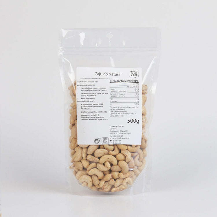 natural cashews 500 g