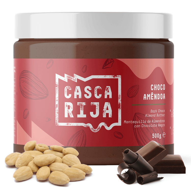 Masło migdałowe z gorzką czekoladą 500 g