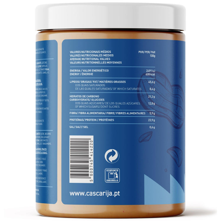 Erdnussbutter mit weißer Schokolade 1 kg