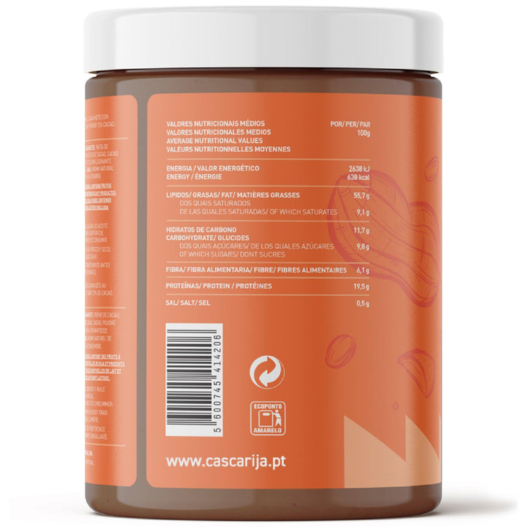 Pindakaas met pure chocolade 1 Kg