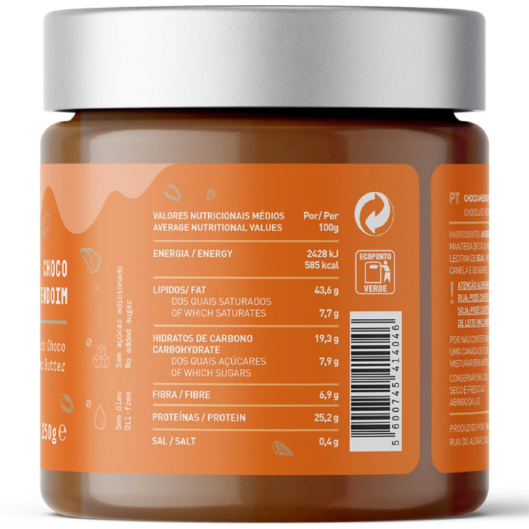 Masło orzechowe z gorzką czekoladą 250 g