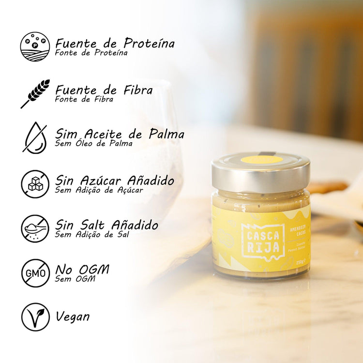 Mantequilla de cacahuete crujiente 250 g