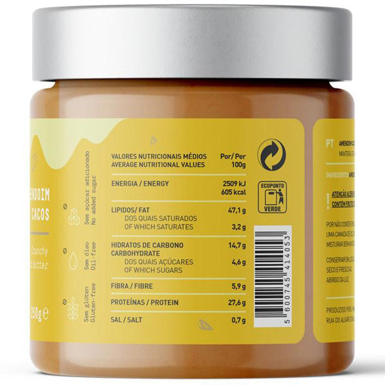 Mantequilla de cacahuete crujiente 250 g