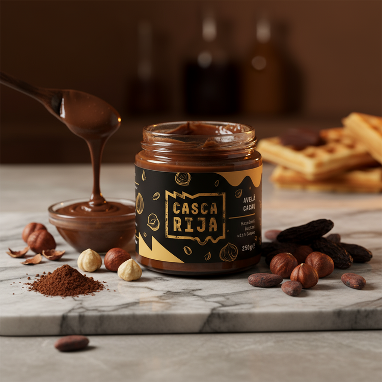 hazelnootpasta met cacao 250 g