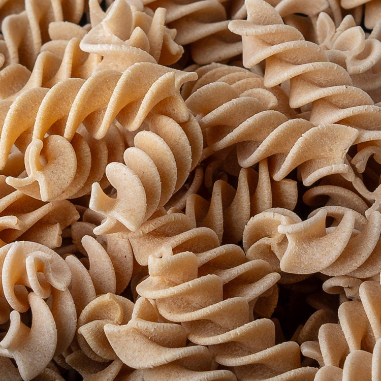 Biologische glutenvrije fusilli van kikkererwten