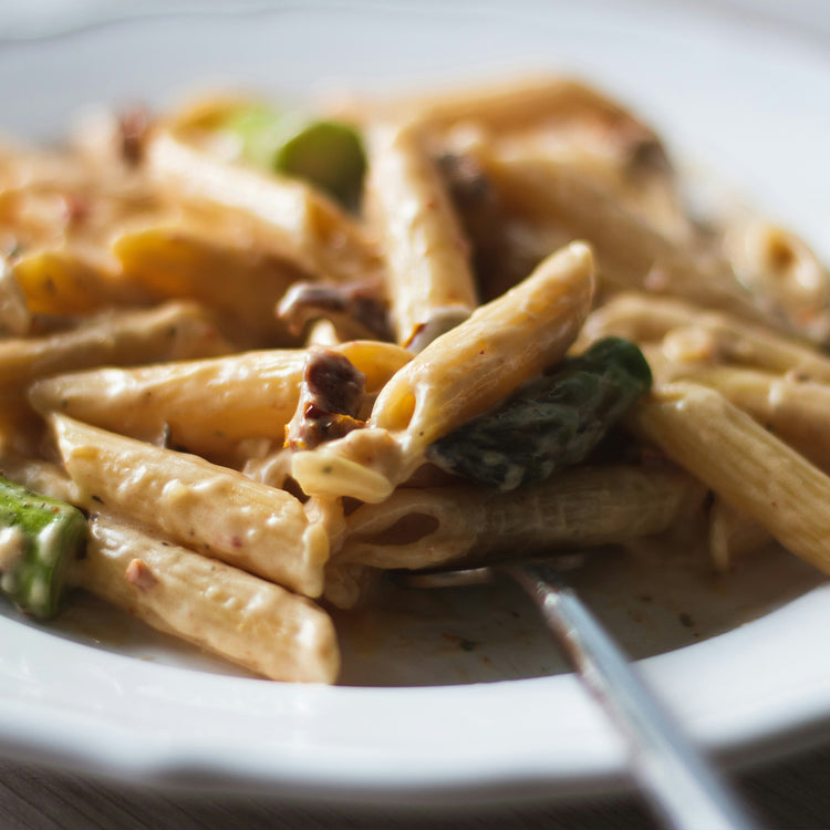 Biologische glutenvrije penne van zilvervliesrijst