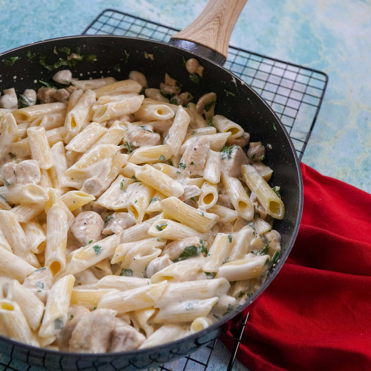 Biologische glutenvrije penne van zilvervliesrijst