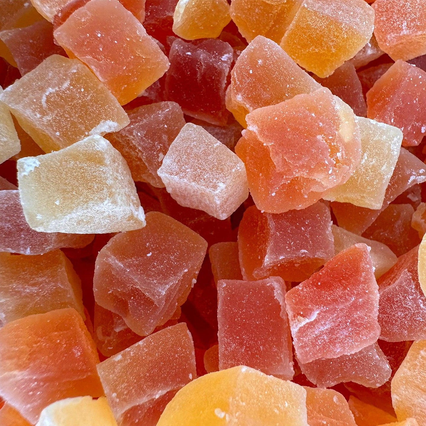 Papaia Desidratada em Cubos - Casca Rija